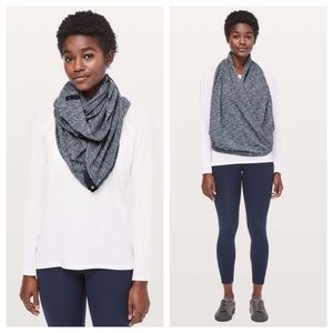 Lululemon | Vinyasa Scarf *Rulu Coco Pique True Navy Heathered True Navy